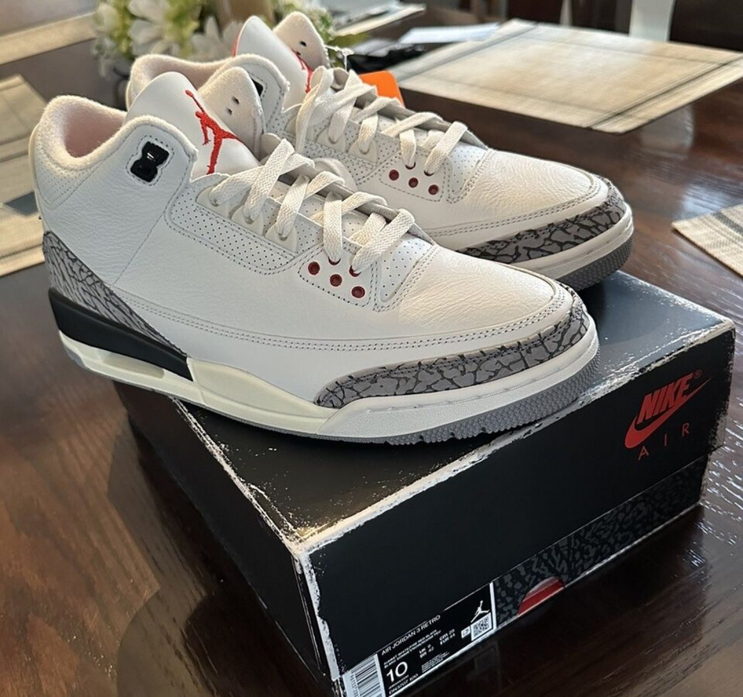 Jordan 3 Retro Low White Cement Reimagined (2023)