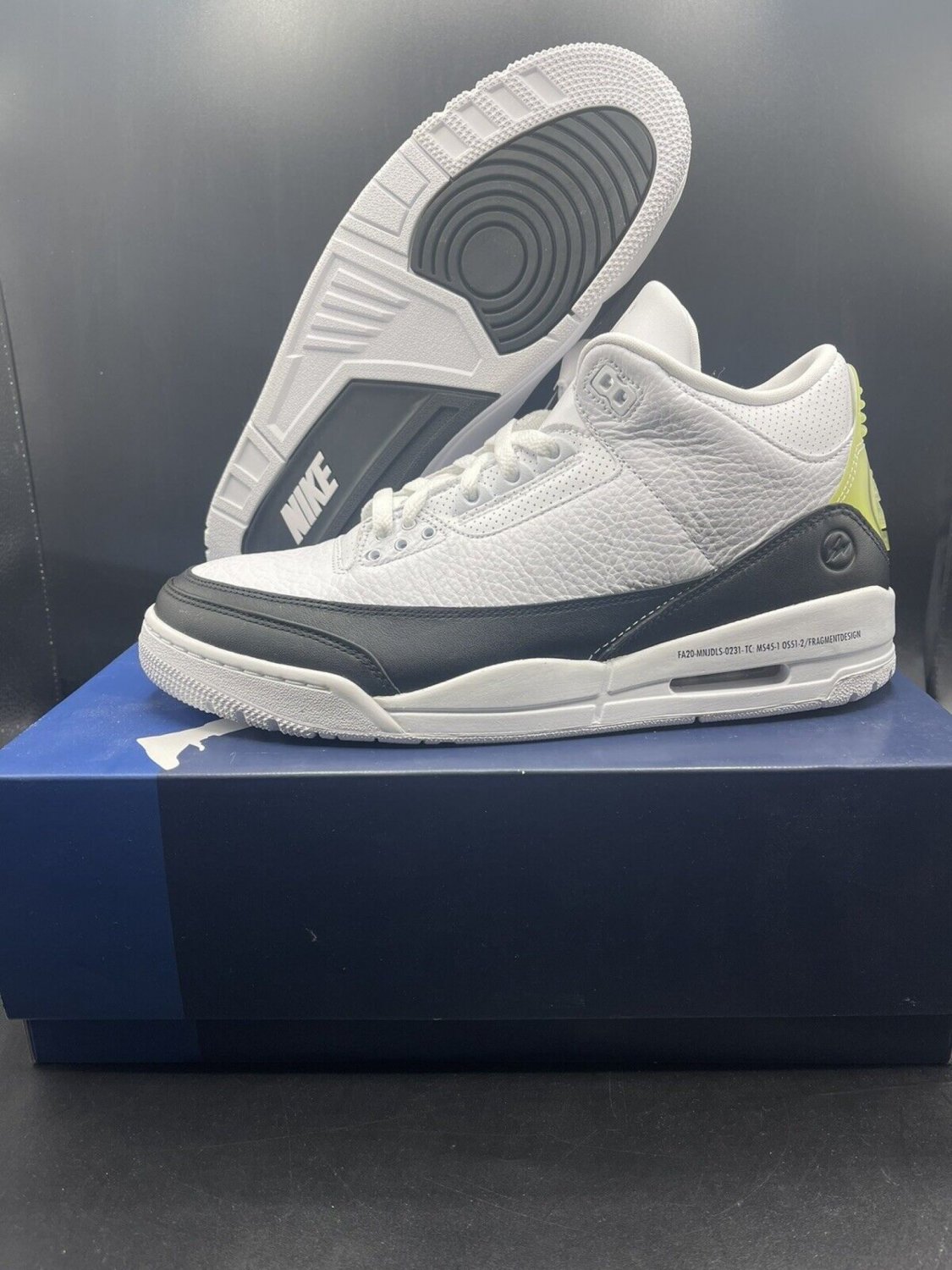 Jordan 3 Retro SP x Fragment Design White DA3595-100 - DS
