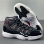 jordan 11 retro 72-10 black-gym red-white