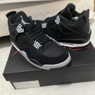 nike air jordan 4 retro black canvas