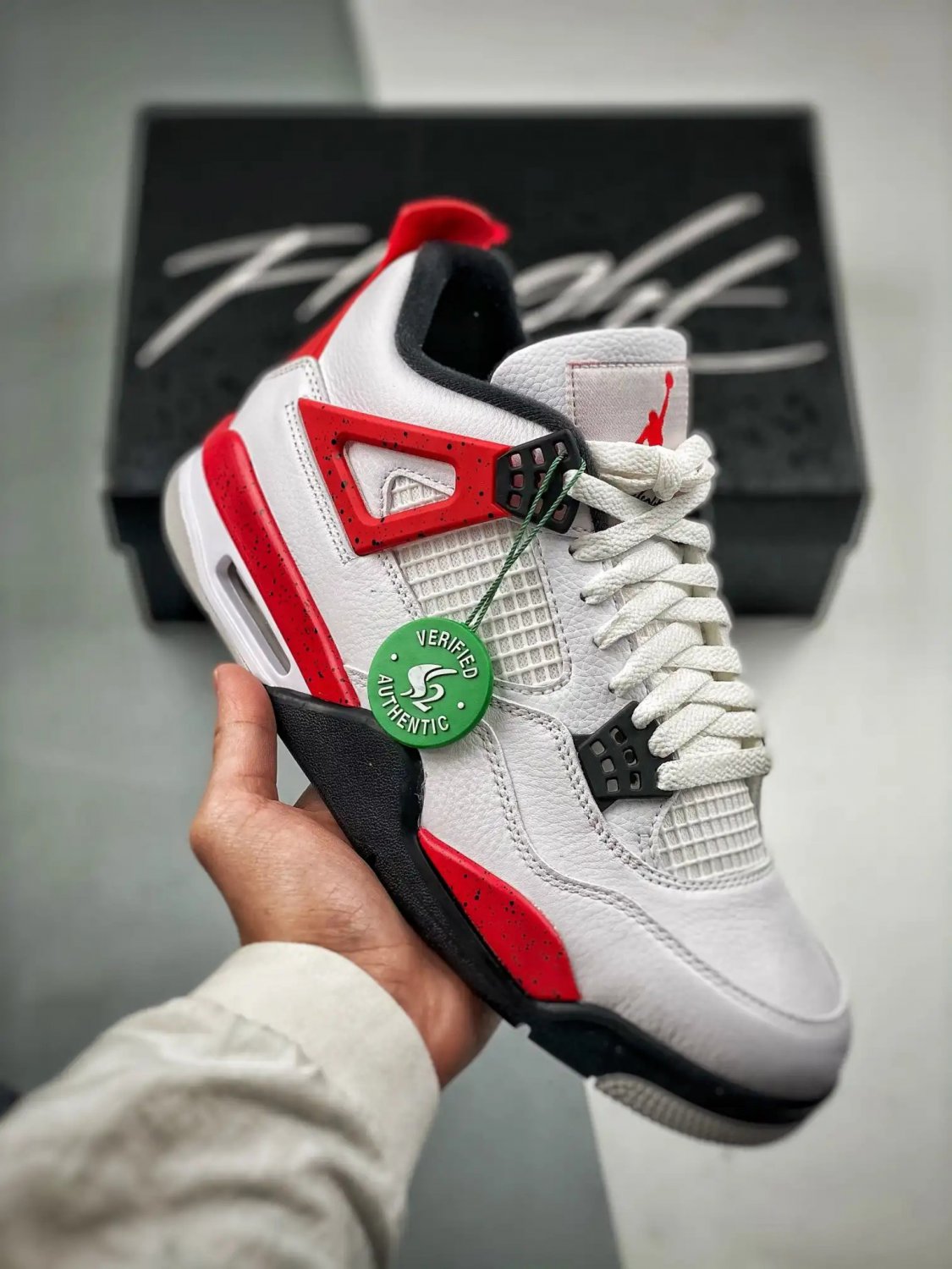 nike air jordan 4 retro red cement