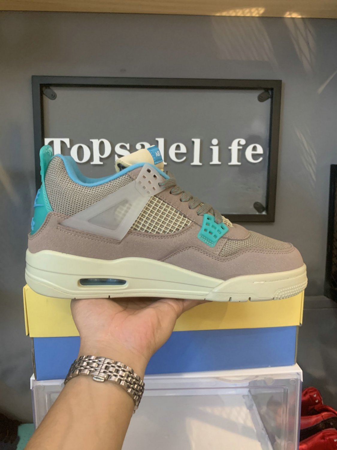 nike air jordan 4 retro sp 30th anniversary union taupe haze