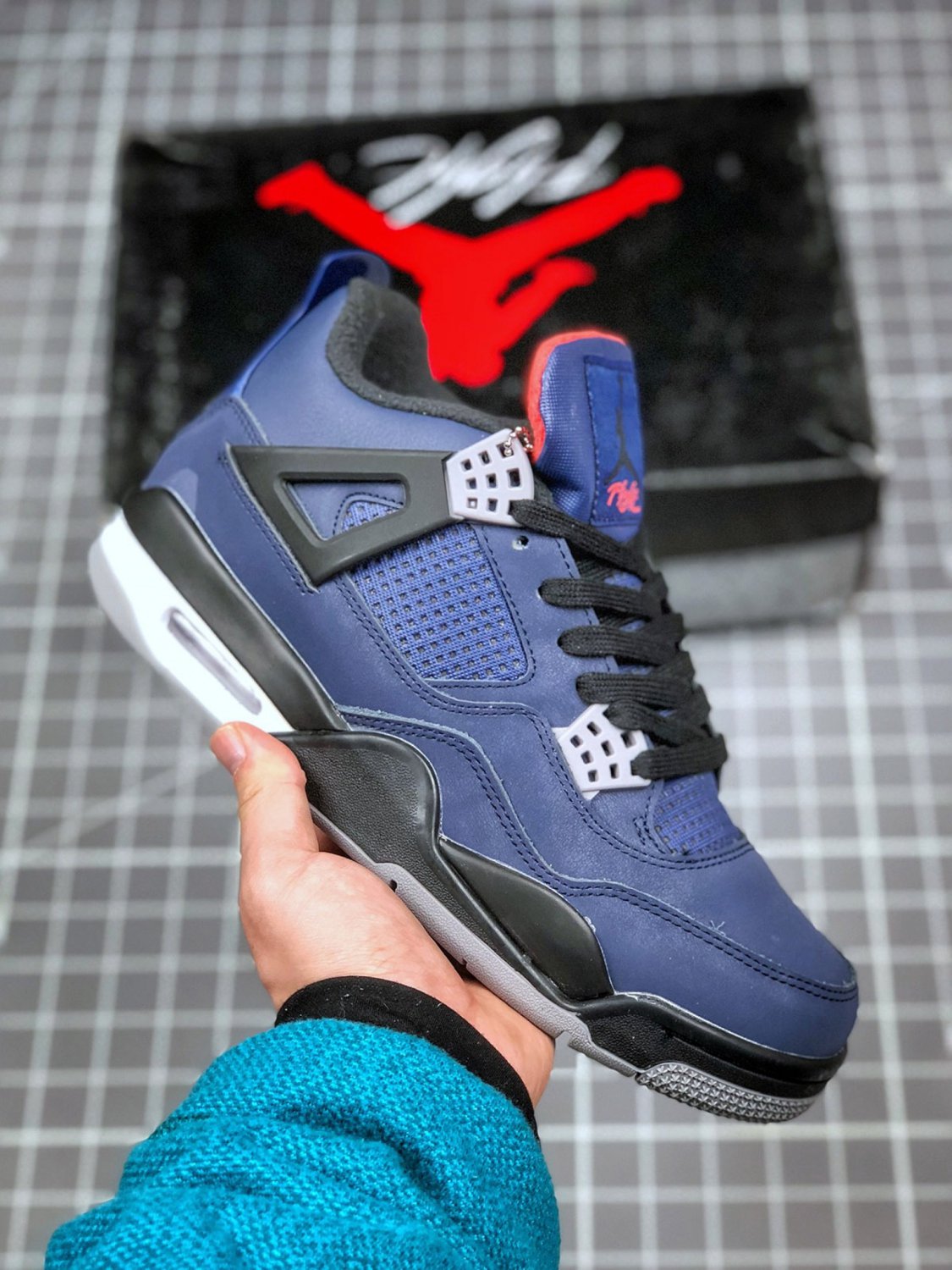 nike air jordan 4 retro winterized loyal blue