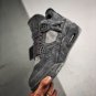 nike air jordan 4 retro x kaws cool grey