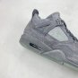 Kaws X Nike Air Jordan 4 Grey Suede Sneaker