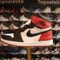 NIIKE Air Jordan 1 Retro High Satin Black Toe (Women's)