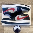 Nike Air Jordan 1 Low 'Black Wolf Grey Gym Red'