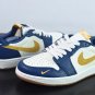 Nike Air Jordan 1 Low OG &acirc;��Marquette&acirc;�� PE Navy Blue White