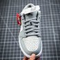 NIKE Air Jordan 1 Low White Grey Camo