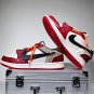 Nike Air Jordan 1 Low White Red Virgil Abloh