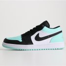Nike Air Jordan 1 Low WhiteEmerald Rise-Black