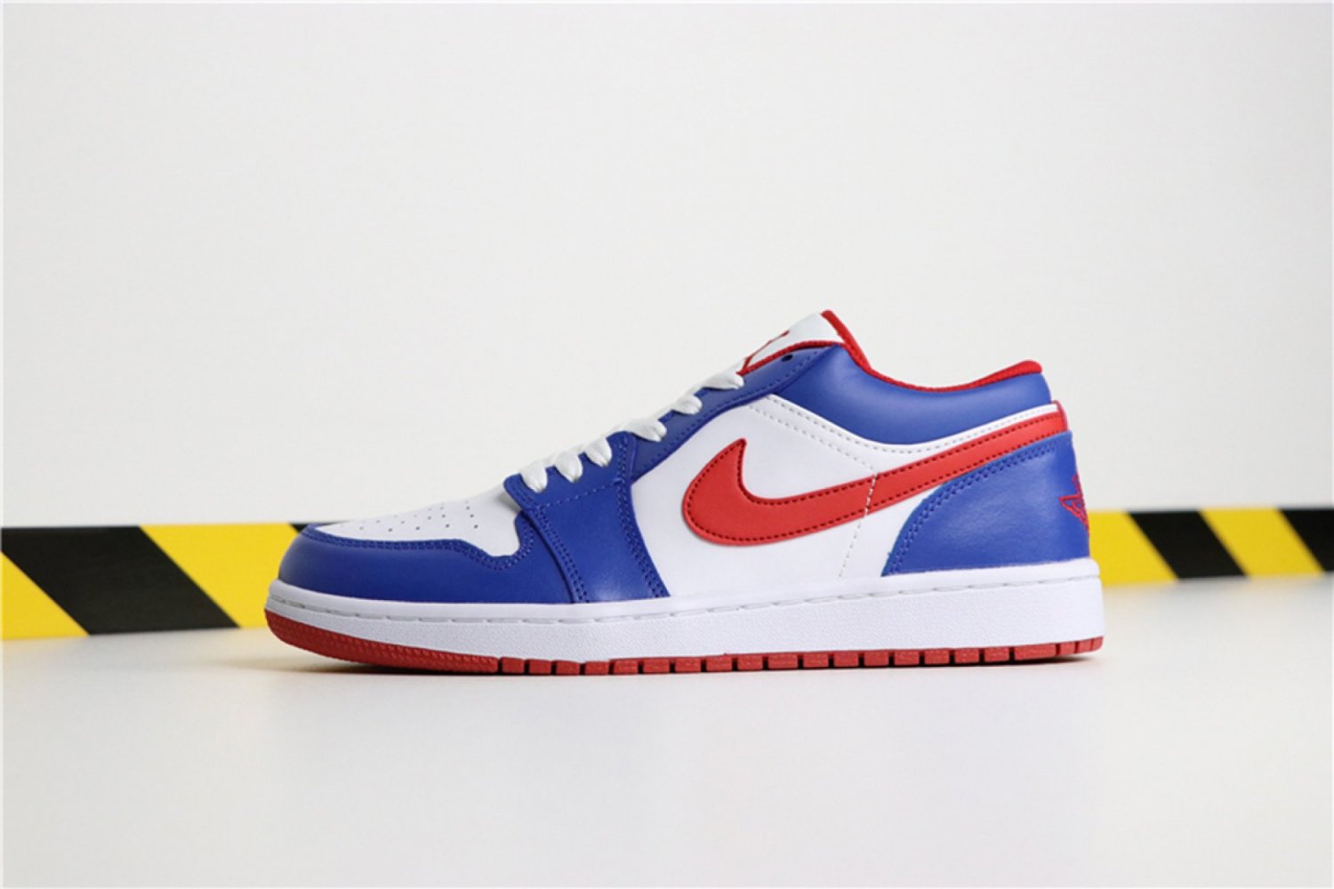 Nike Air Jordan 1 Low WhiteVarsity Red-Varsity Royal