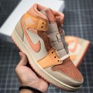 NIKE Air Jordan 1 Mid Apricot Atomic Orange