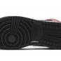 Nike Air Jordan 1 Mid Chicago GS toe White Gym Red Black youth