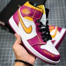 NIKE Air Jordan 1 Mid 'Dia De Muertos' White Purple