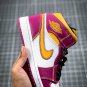 NIKE Air Jordan 1 Mid 'Dia De Muertos' White Purple