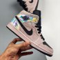 NIKE Air Jordan 1 Mid Dirty Power Iridescent Pink