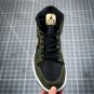 NIKE Air Jordan 1 Mid Military Olive Black