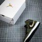 NIKE Air Jordan 1 Mid Military Olive Black