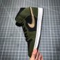 NIKE Air Jordan 1 Mid Military Olive Black