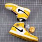 NIKE Air Jordan 1 Mid SE Lakers University Gold