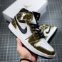 NIKE Air Jordan 1 Mid SE Metallic Gold White
