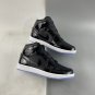 Nike Air Jordan 1 Mid Space Jam BlackDark Concord-White