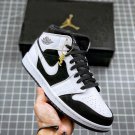 NIKE Air Jordan 1 Mid Tuxedo Black White