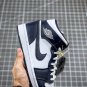 NIKE Air Jordan 1 Mid White Metallic Gold Obsidian