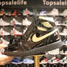 Nike Air Jordan 1 Retro High Black Metallic Gold'