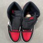Nike Air Jordan 1 Retro High Bred Toe White Red Black 555088-610