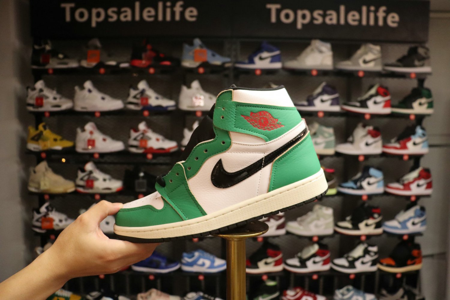 Nike Air Jordan 1 Retro High Lucky Green (PS)
