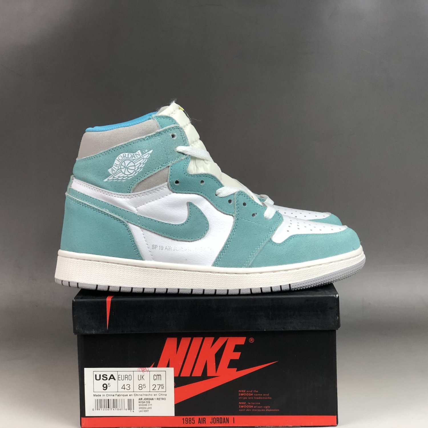 Nike Air Jordan 1 Retro High OG &acirc;��Turbo Green&acirc;�� 2019