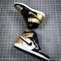 NIKE Air Jordan 1 Retro High OG NRG Gold Toe Black