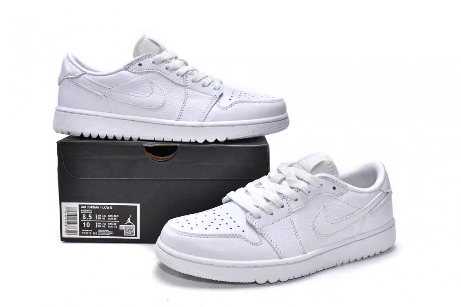 Nike Air Jordan 1 Retro Low Golf Triple White