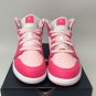 Nike Air Jordan 1 Retro Mid &acirc;��Fierce PinkBarbie&acirc;�� Valentine&acirc;��s Day