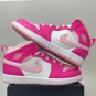 Nike Air Jordan 1 Retro Mid &acirc;��Fierce PinkBarbie&acirc;�� Valentine&acirc;��s Day