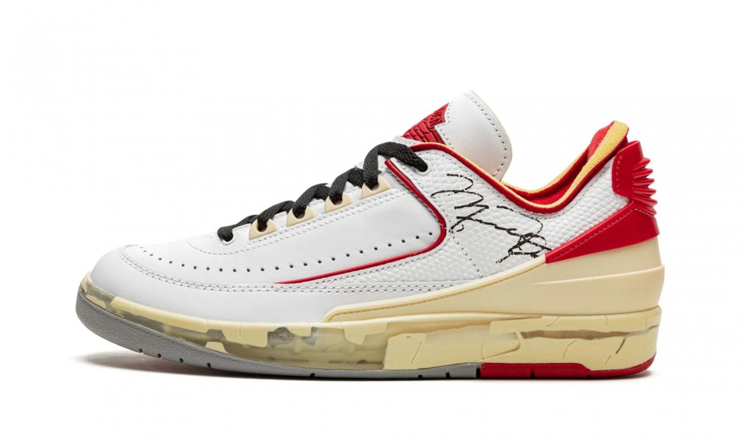 Nike Air Jordan 2 Retro Low SP Off-White White Red