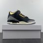 Nike Air Jordan 3 Retro Black Cement Gold