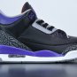 Nike Air Jordan 3 Retro Black Court Purple