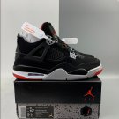 Nike Air Jordan 4 Bred Black Red Sneaker