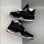 Nike Air Jordan 4 Bred Black Red Sneaker