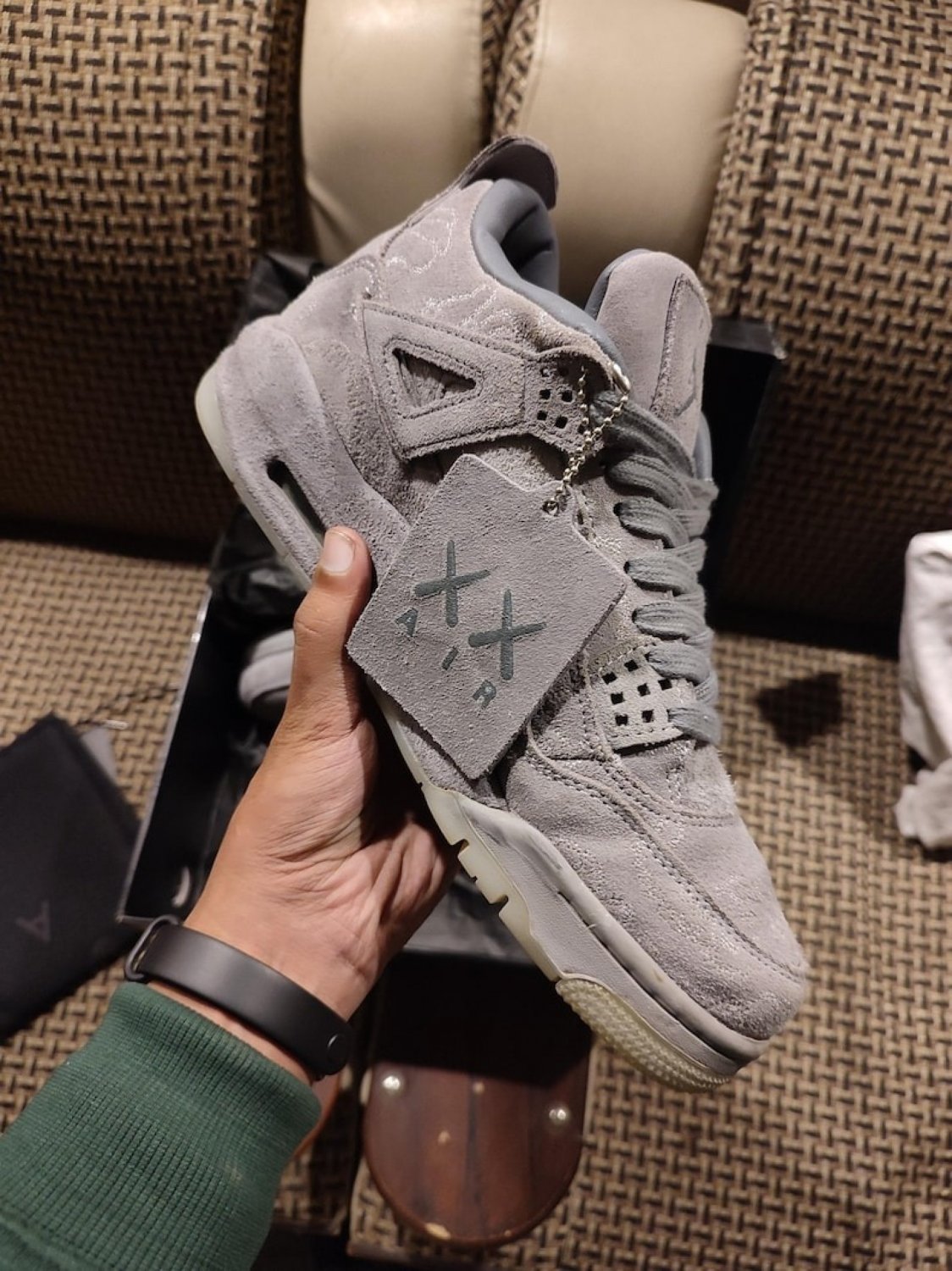 Nike Air Jordan 4 Cool Gray Kaws