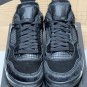 Nike Air Jordan 4 Golf Black Cat Pony Hair