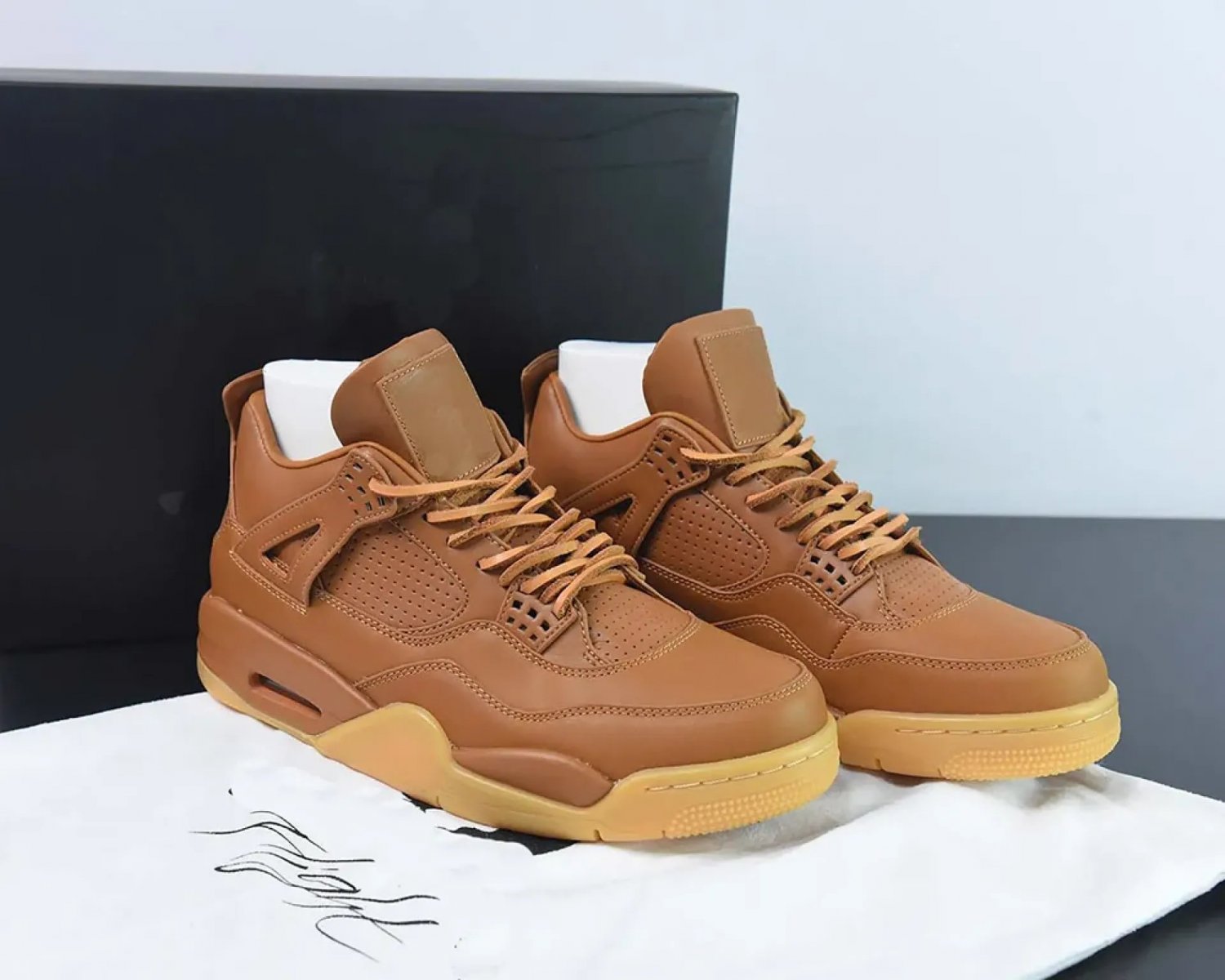NIKE Air Jordan 4 Premium ginger Brown