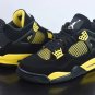 NIKE Air Jordan 4 Retro Black Tour Yellow