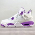Air Jordan 4 White  Purple Oreo