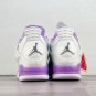 Air Jordan 4 White  Purple Oreo