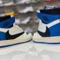 Fragment X Travis Scott&Acirc;&nbsp;Air Jordan 1 Retro High Sp  Sail  Military Blue