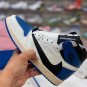Fragment X Travis Scott&Acirc;&nbsp;Air Jordan 1 Retro High Sp  Sail  Military Blue